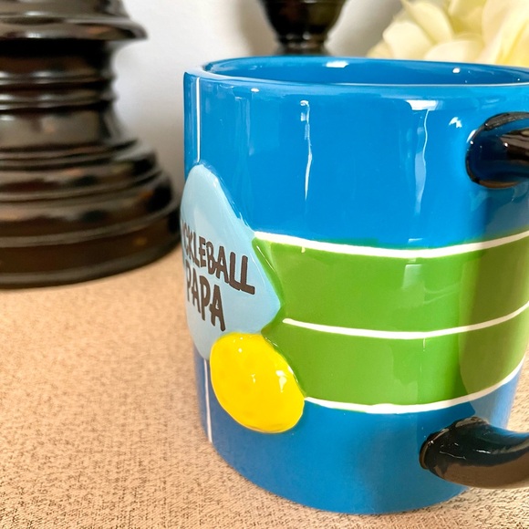 New 3D PICKLEBALL PAPA Ceramic Mug - Picture 3 of 5